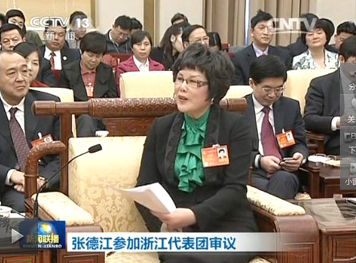 【關注全國兩會】陳愛蓮代表參加重慶代表團審議會議并發言