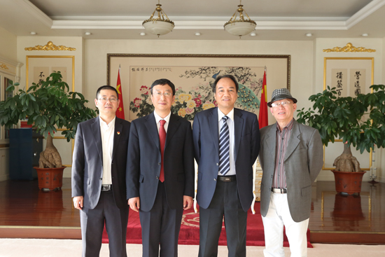 中國汽車工業協會副秘書長葉盛基到訪金年會